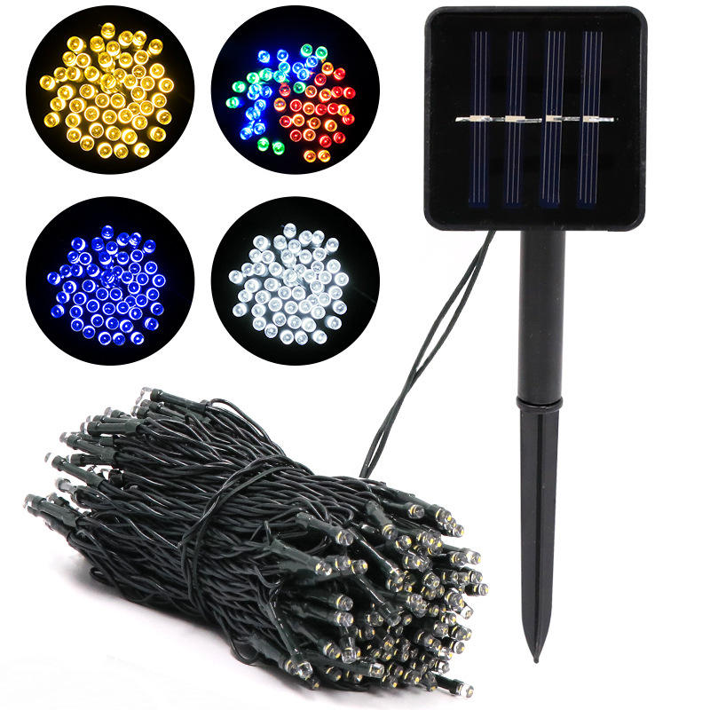 Warm White Solar Powered Fairy Lights IP44 Indoor/Outdoor Waterproof String Lights for Garden Pathway Christmas Tree Decoration
