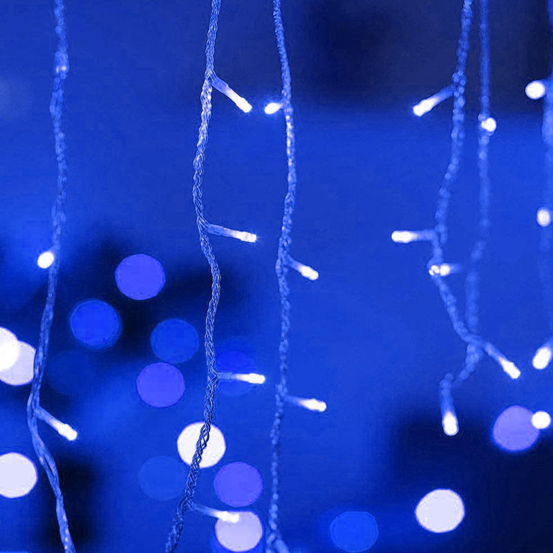 Custom LED Ice Strip Lights Red Atmosphere Net and Waterfall Solar Lights with IP44/IP65 Rating wedding decoration supplies