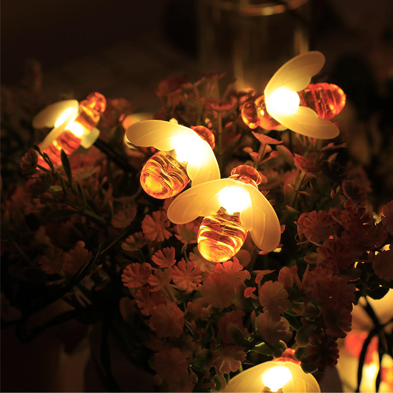 LED Solar Light Strings Indoor and Outdoor Festival Atmosphere Night Lights