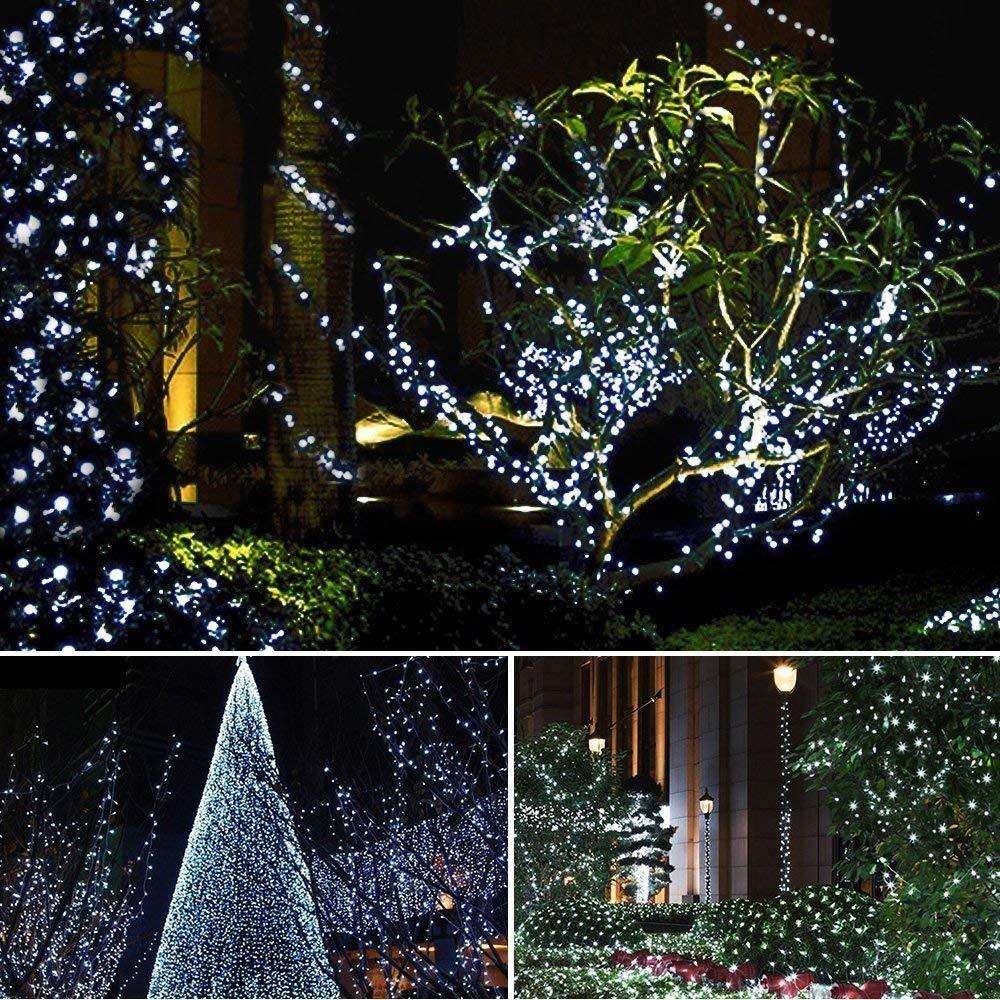 Warm White Solar Powered Fairy Lights IP44 Indoor/Outdoor Waterproof String Lights for Garden Pathway Christmas Tree Decoration