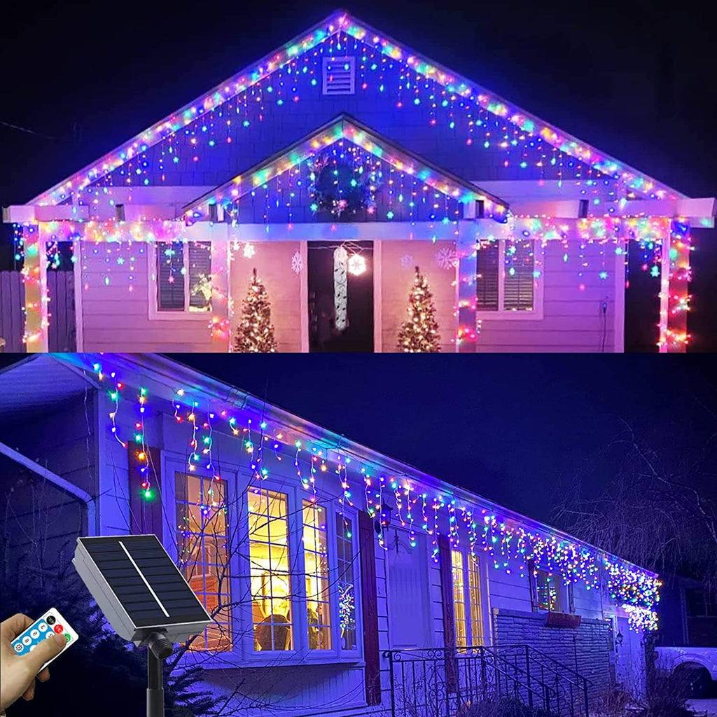 Christmas Festoon Indoor/Outdoor LED Copper String Light Waterproof LED Waterfall String Light