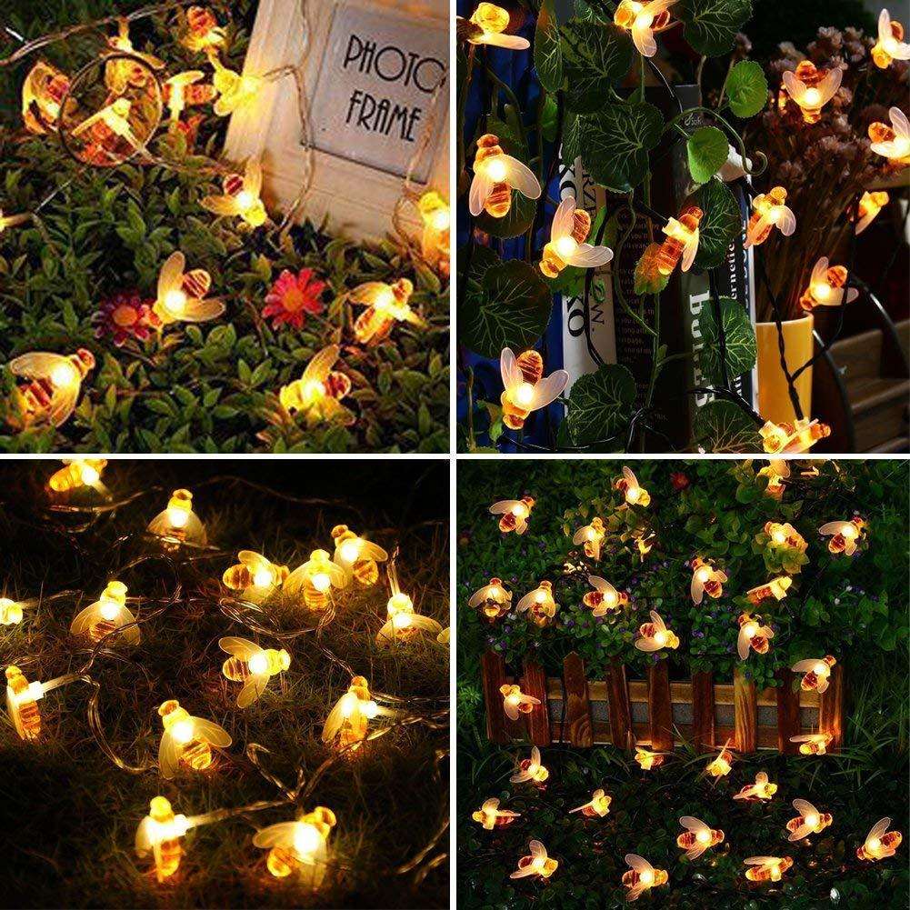 LED Solar Light Strings Indoor and Outdoor Festival Atmosphere Night Lights