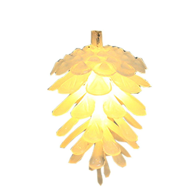 LED solar pinecone light camping atmosphere light waterproof network celebrity modeling light