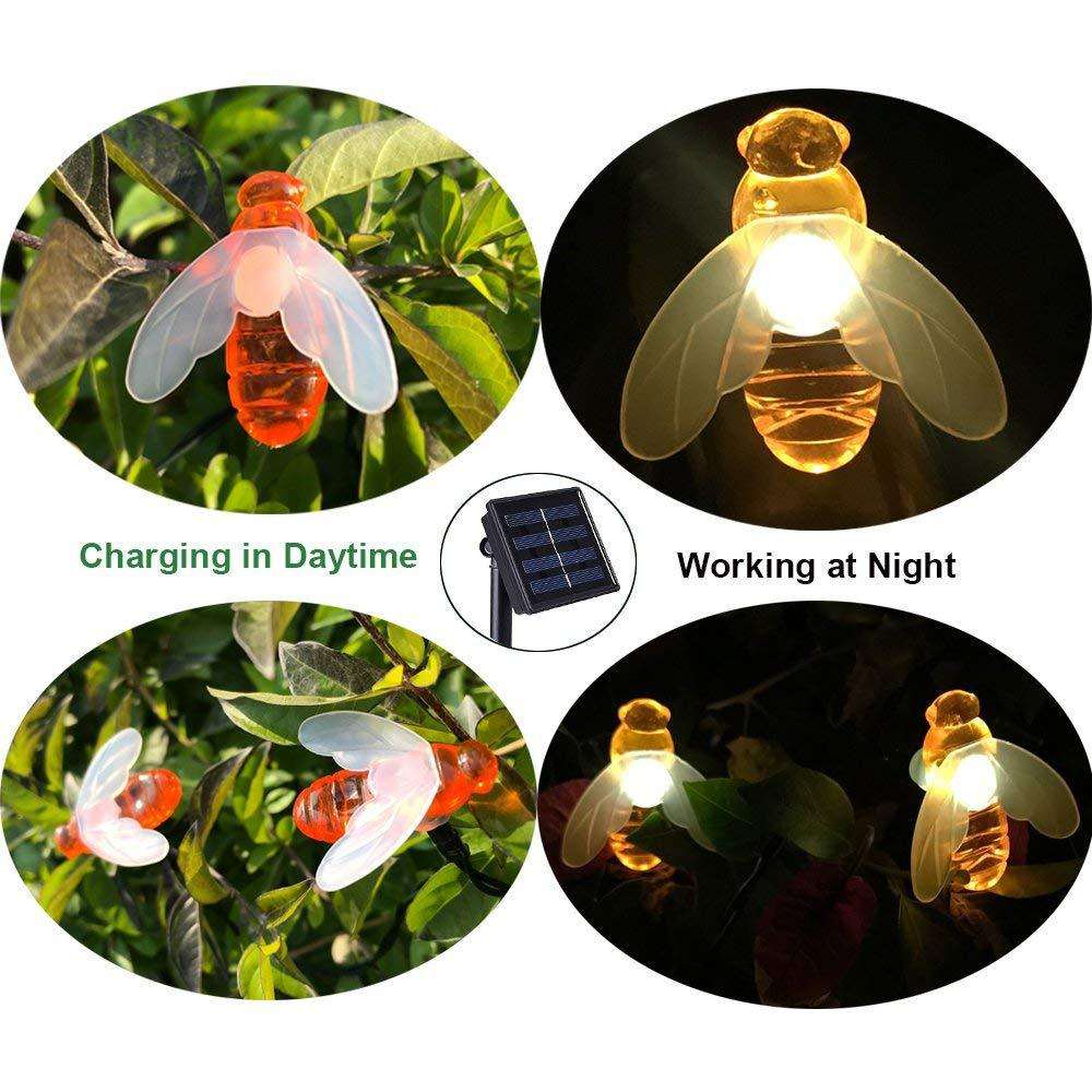 LED Solar Light Strings Indoor and Outdoor Festival Atmosphere Night Lights