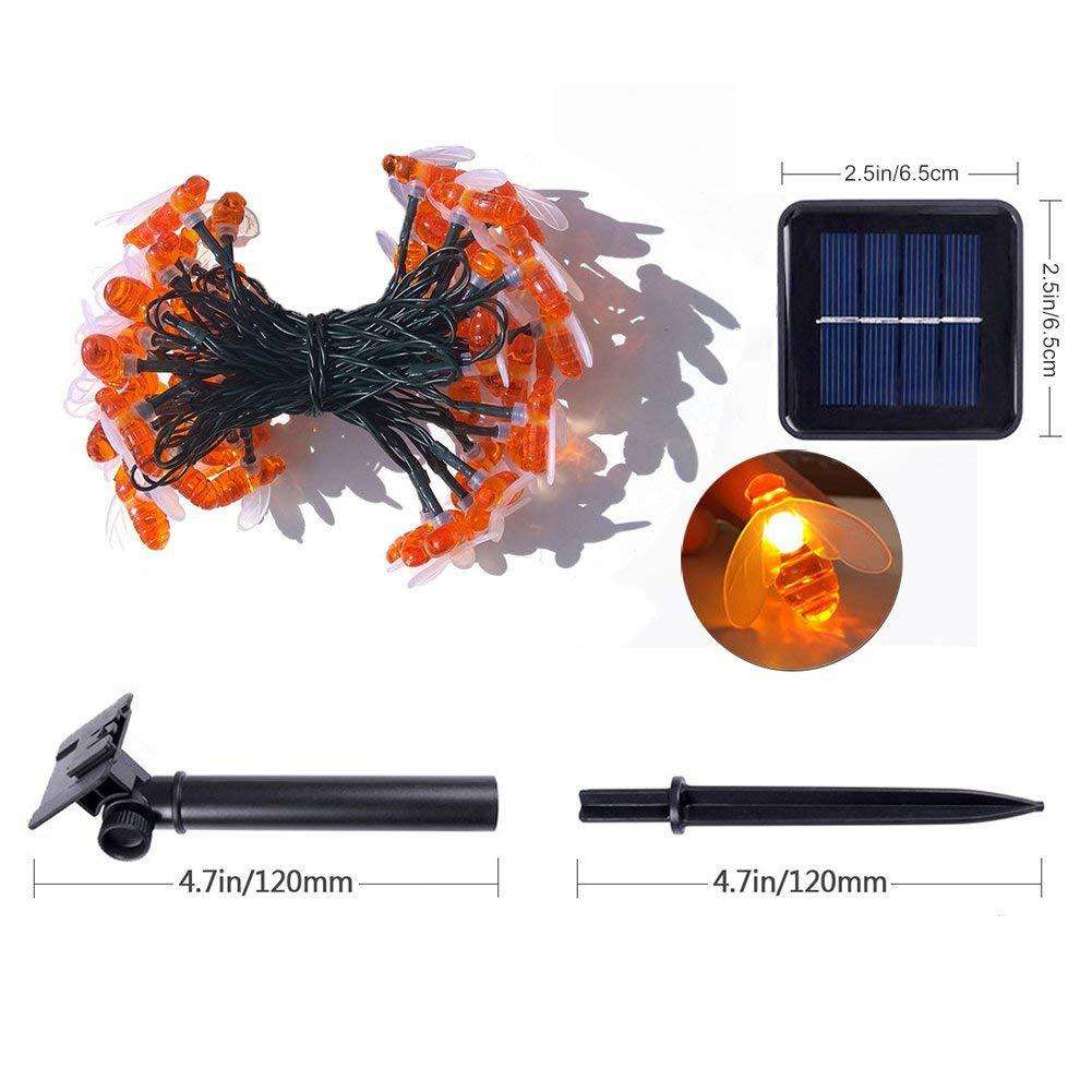 LED Solar Light Strings Indoor and Outdoor Festival Atmosphere Night Lights