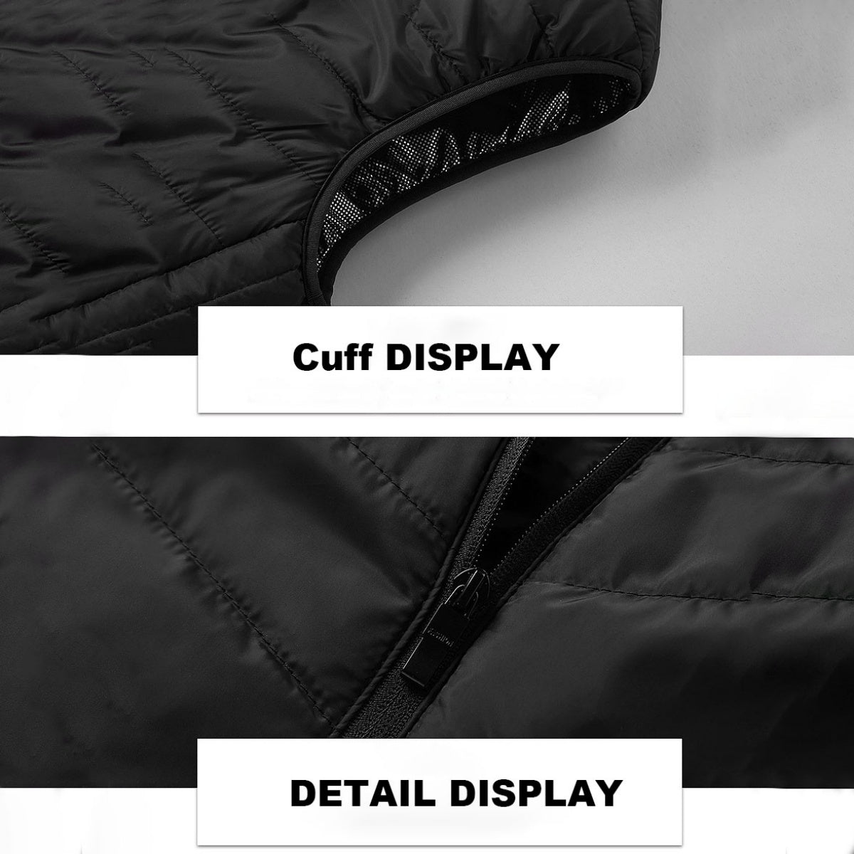 Heated vest warm jacket rechargeable heated jacket sleeveless down jacket warm outdoor vest