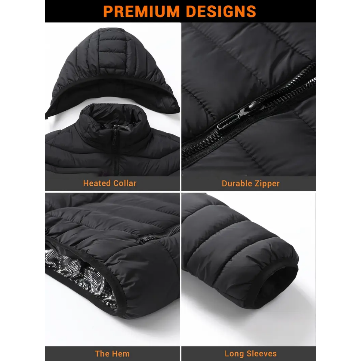 Heating clothing smart USB charging heating constant temperature thermal cotton clothing thermal jacket