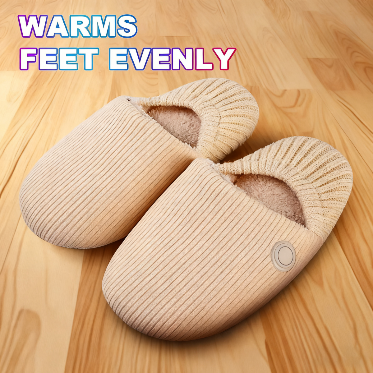 Anti-slip invisible battery bag for home use, warm cotton pads for heated shoes