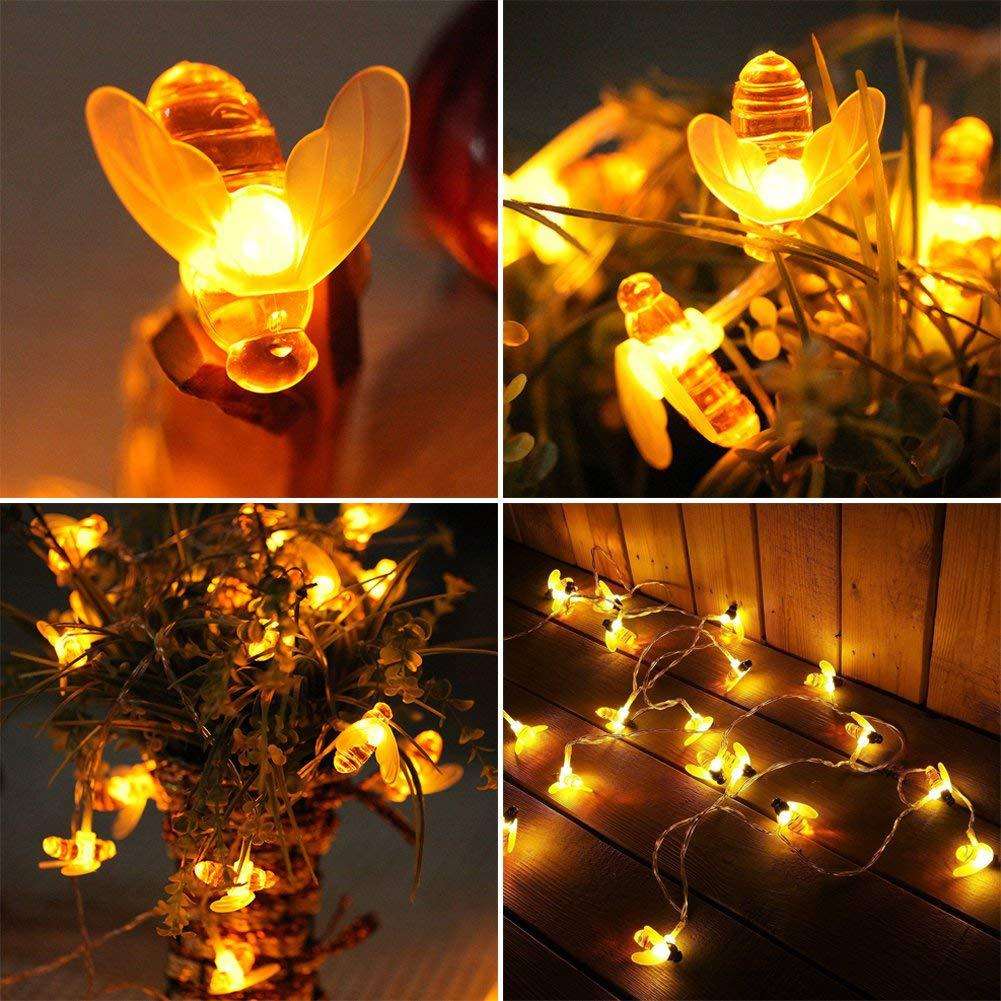 LED Solar Light Strings Indoor and Outdoor Festival Atmosphere Night Lights