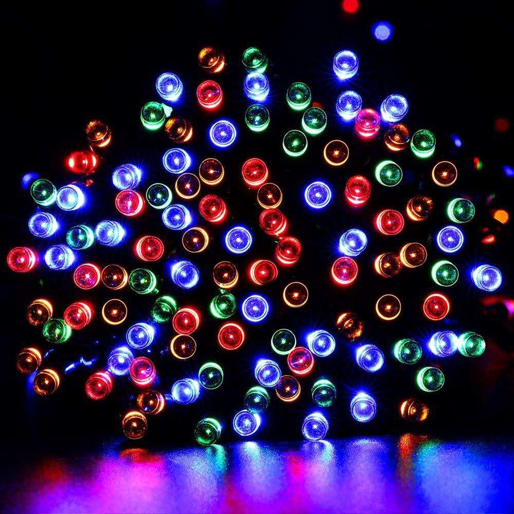 Warm White Solar Powered Fairy Lights IP44 Indoor/Outdoor Waterproof String Lights for Garden Pathway Christmas Tree Decoration