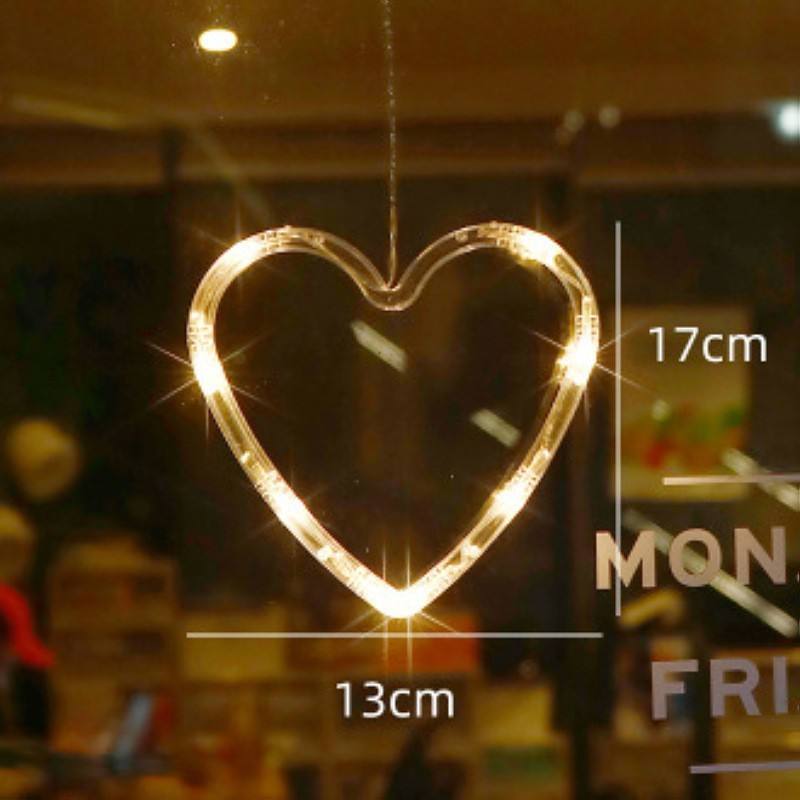 LED Snowman Christmas Tree & Star-shaped Curtain Lights Battery-Powered Indoor Christmas Decoration